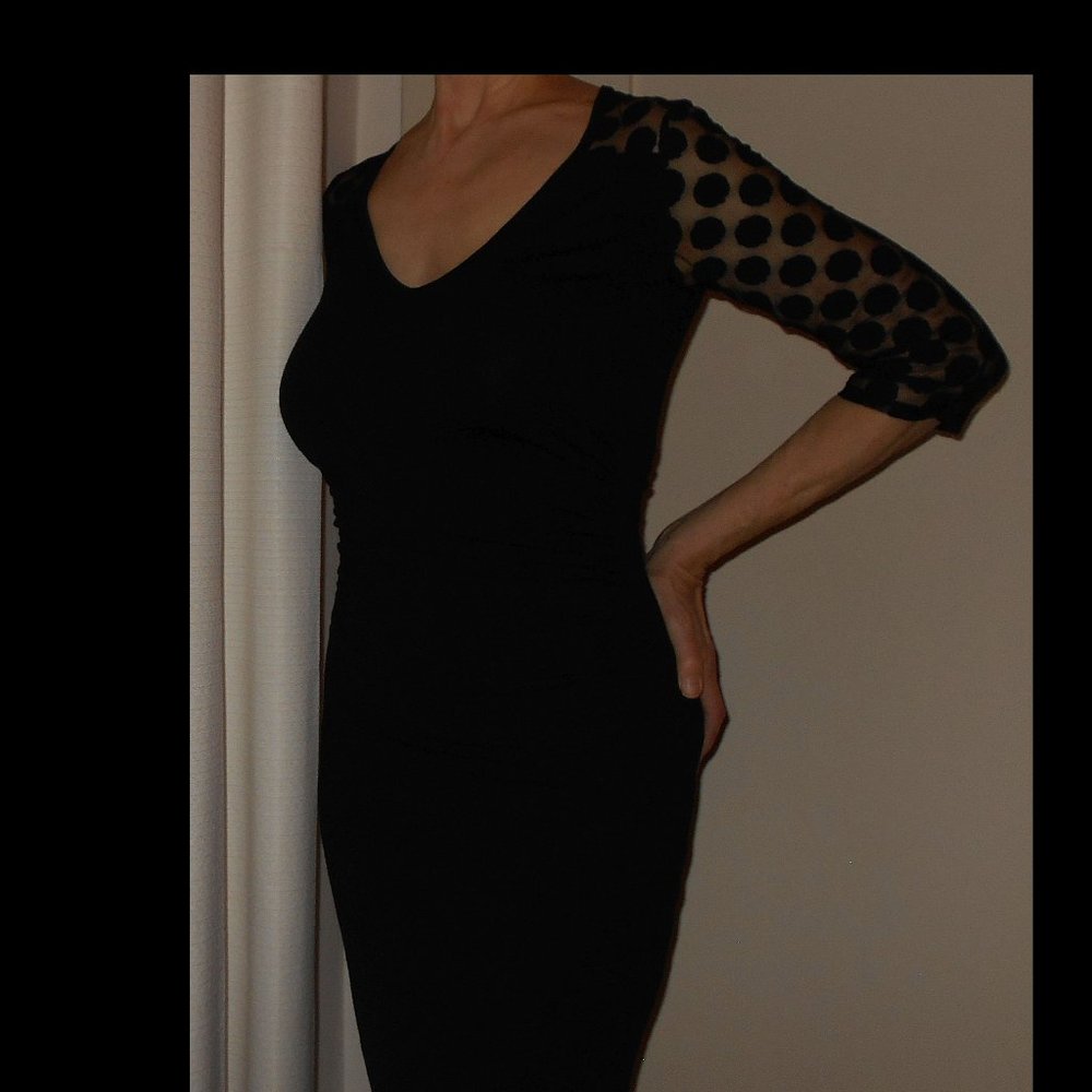 Party dress 3/4 sleeves sz 10UK / 6US